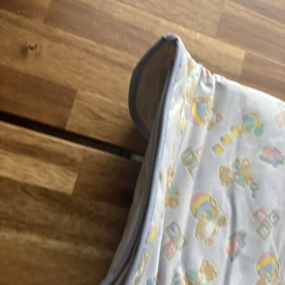 Vintage Wipes Case Bag For Diaper Bag Multiple Compartments Pastel ABC Teddy Y2K